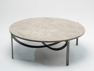 ASTRA - Low round granite coffee table by La Manufacture - view 2